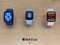 Apple Watch Series 8 as well as Apple Watch SE in an Apple Store.