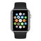 Apple Watch Sport Silver Aluminum Case with Black Sport Band