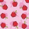Apples pattern background