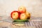 Apples on the table - simple still life