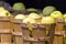 Apples in Wooden Baskets