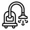 Appliance steam cleaner icon, outline style