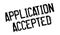 Application Accepted rubber stamp