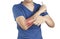 Apply painkillers to forearm , forearm muscle pain