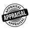 Appraisal rubber stamp