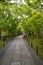 The approach inside Eikan-Do temple. Kyoto Japan