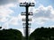 Approach Lighting Systems of Miyako Airport, built among mango fruit fields in Miyakojima island