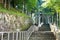 Approach to Keta Wakamiya Shrine. a famous historic site in Hida, Gifu, Japan