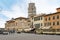 Approach to the Leaning Tower of Pisa, Italy