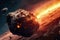 Approaching Disaster: Massive Asteroid Heading for Earth - Generative AI