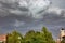 Approaching Monsoon storm Clouds