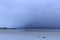 Approaching thunderstorm on Ramberg-beach