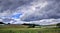 Approaching thunderstorm on summer afternoon