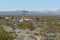 Approaching the town of Goffs, California