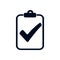 Approval check document icon, quality sign â€“ vector