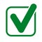 Approval check icon, quality sign button â€“ vector