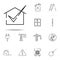 approval of the plan at home icon. construction icons universal set for web and mobile