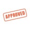 Approval and Signature Icon with approved imagery - to show someone who`s given the go ahead