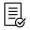 approve document icon