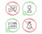 Approve, Education and Website statistics icons set. Bell sign. Accepted message, Human idea, Data analysis. Vector