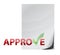 Approve paper document check mark concept