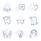 Approve, Seo idea and Mindfulness stress icons set. Smile, Face scanning and Employee hand signs. Vector