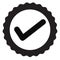 Approved certificate icon on white background. flat style. approved icon for your web site design, logo, app, UI. check mark