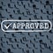 Approved Checked Accessible Authorized Security Concept