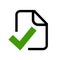 Approved document icon