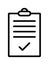 Approved file document tick line icon