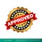 Approved Gold Seal Stamp Vector Template Illustration Design. Vector EPS 10.
