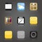 Apps icons with reflection