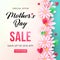 Ðappy Mothers Day Sale background with beautiful chamomile flowers