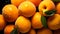 Apricot Breakfast Top-Down View Fresh Fruit Texture