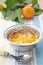 Apricot clafoutis