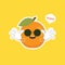 Apricot fruits emotion, emoji characters for healthy food design.Colorful friendly apricot fruit. Cute funny personage. Flat