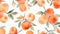 Apricot Pattern In Watercolour Style