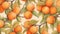Apricot Pattern In Watercolour Style