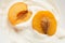 Apricots in yogurt