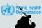 April 1, 2021, Brazil. In this photo illustration the medical syringe is seen with World Health Organization WHO company logo