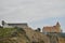 April 15, 2014. Estoril, Cascais, Sintra, Lisbon, Portugal. Fort San Teodosio Of Cavadeira and A Beautiful Palace On The Estoril