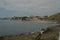 April 15, 2014. Estoril, Cascais, Sintra, Lisbon, Portugal. Nice Shot Of Poca Beach On A Cloudy Day On The Coast Of Estoril.