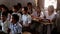April 2016. India. Bihar: Indian girls and boys in a poor school
