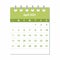 April 2021 Calendar Leaf. Monthly calendar design template