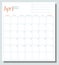 April 2022 calendar month planner with To Do List, week starts on Sunday