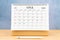 April 2024, Monthly desk calendar for 2024 year