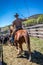 APRIL 22, 2017, RIDGWAY COLORADO: Cowboys