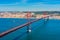 April 25th Bridge and Tagus River in Lisbon Portugal