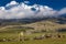 APRIL 27, 2017 - HASTINGS MESA near RIDGWAY AND TELLURIDE COLORADO - Ranch Gate for historic Last. Landscape, Valley