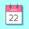 April Calendar Icon